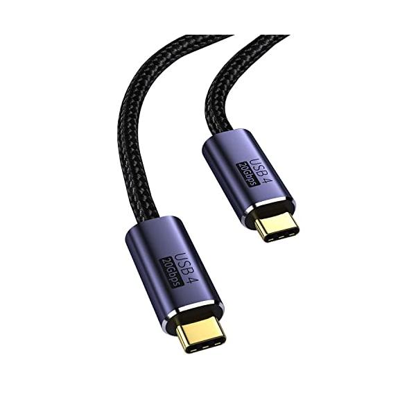 最大100W超高速充電対応 USB Type-C PD 規格に準拠し、22AWG太い電源コードを採用、最大100W (20V*5A)の大電流で接続機器への安定給電が可能です。 1.5時間で新しいMacBook 12インチをフル充電できます。...