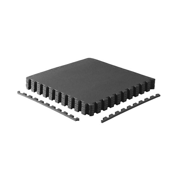 厚さ1/2インチの高密度フォーム製。Tパターン。エッジの仕上げストリップ付き。床や機器を酷使から守ります。ホーム＆キッチン/ラグ・カーテン・ファブリック/ラグ・カーペット・マット/滑り止めシート