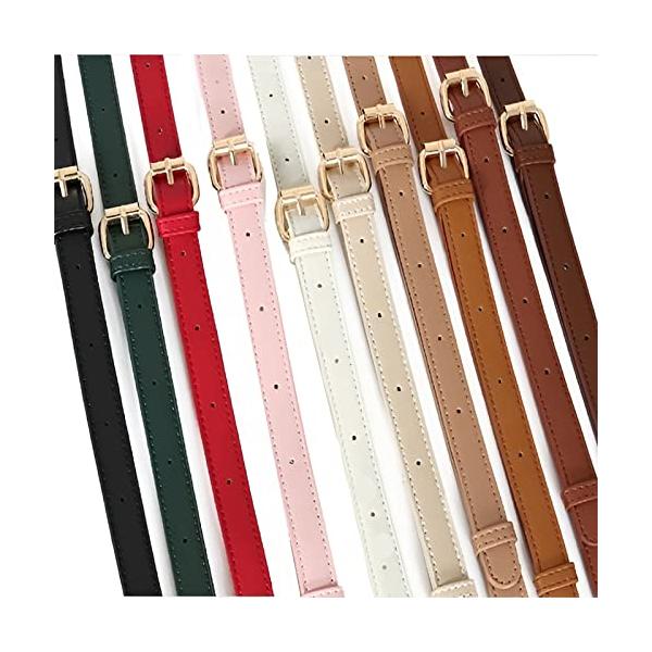 本体 「素材」：合皮　「重さ」：約0.96ｇ「金具色」：ゴールド 長さ ショルダーストラップの長さ調整ができるのでお好みの長さ(105*135cm)に合わせる事ができます。 幅 約 1.8cm 。ほどよいハリと柔らかさがあり、本革のようなし...