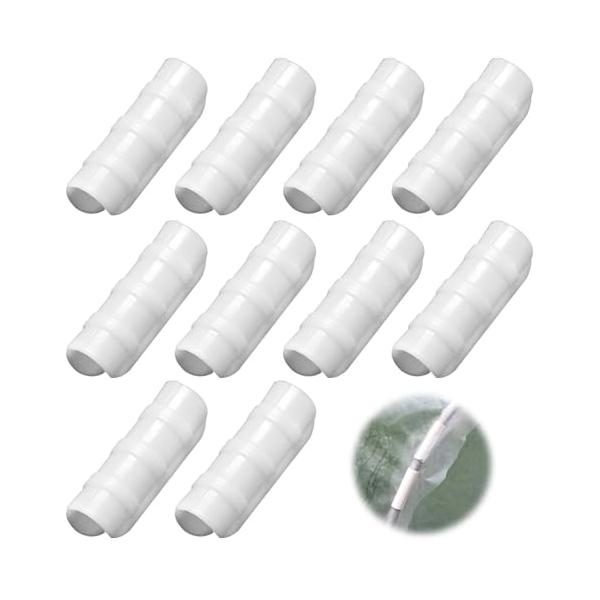 パッケージ内容: 温室用クランプ10個が付属します。日常使用や温室の交換のニーズを満たすのに十分な量です。適切なサイズ: このクランプのサイズは24*26mmの温室フレームチューブに適合します。また、他の種類のプラスチック製杭や金属製の丸管...