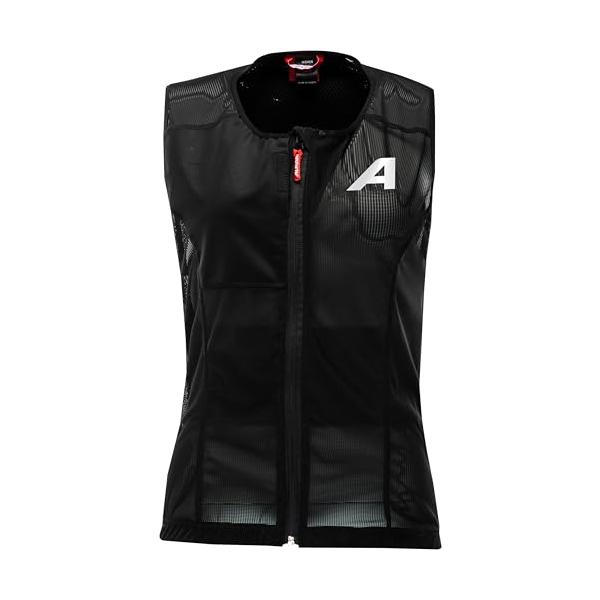 通気性の良いメッシュ素材を使用したベストタイプのレディース用のバックプロテクター。人口工学に基づいて設計された柔軟なプレートにより、快適な装着感と動きやすさを実現します。内部には伸縮性のあるウエストストラップが装備されており、フィッティング...