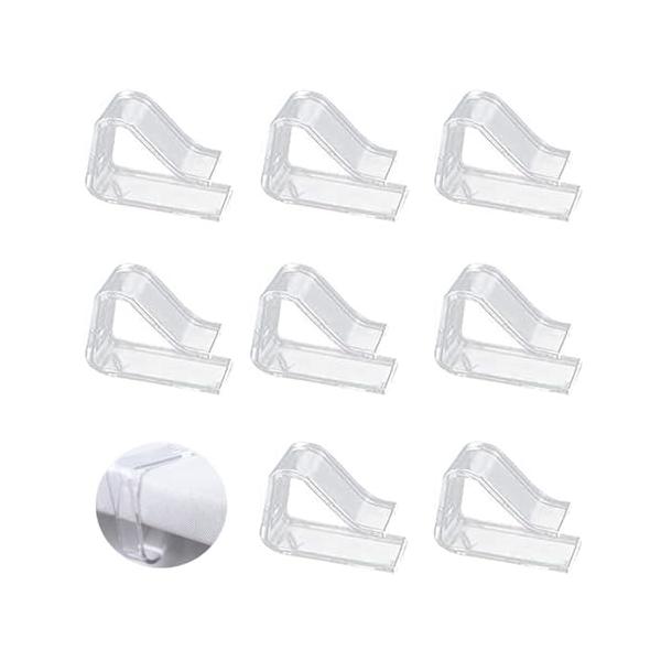製品用途 テーブルクロスストッパーは、テーブルクロスをしっかりと固定し、滑り落ちないようにする製品です。 セット内容 サイズ：2*3.5cm、テーブルの厚さが3.5cm以下のものにはすべて対応できます、8個セット。 簡単取り付け  取り付け...