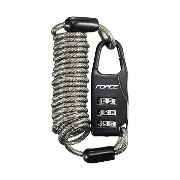 形状記憶合金を採用したコイルロック好みの番号にセット出来るマイセットダイヤル携帯に優れたコンパクトサイズスポーツ＆アウトドア:自転車:自転車アクセサリ:鍵・ロック:ケーブルロック