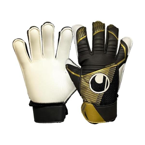 カラー：ブラックｘゴールドｘホワイト(02)サイズ:3,4,5,6,7,8,9パーム：スターターソフトフィンガーカット：クラシックスポーツ＆アウトドア/サッカー・フットサル/サッカー/グローブ