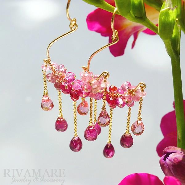 ピンクトルマリン ルベライト ルビー ピンクサファイア ピンクスピネル レッドスピネル ピンククォーツ ピアス Buyee Buyee Japanese Proxy Service Buy From Japan Bot Online