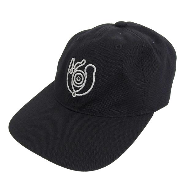 LOEWE ロエベ エンブロイダリー　ベースボールキャップ 黒刺繍ロゴ キャップ LOEWE ロエベ エンブロイダリー ベースボールキャップ 黒刺繍