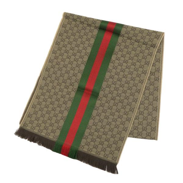 GUCCI（グッチ） GUCCI MEN'S SCARF スカーフ マフラー シルク混