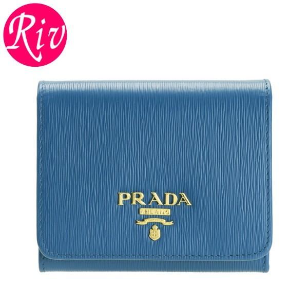 PRADA（プラダ） 財布 折財布 ミニ コンパクト アウトレット 1mh176 