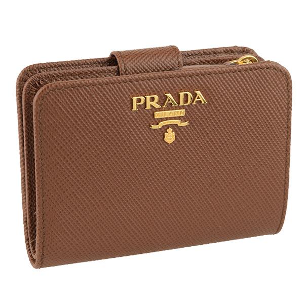 ♪直営アウトレット♪PRADA 折りたたみ財布 1ML018 PRADA プラダ 財布 折財布 二つ折り アウトレット 1ml018