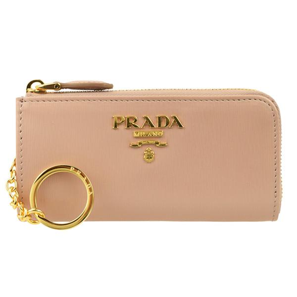 PRADA キーケース　L字ファスナー 楽天市場】PRADA プラダ ミラノメタルロゴL字ファスナーキー