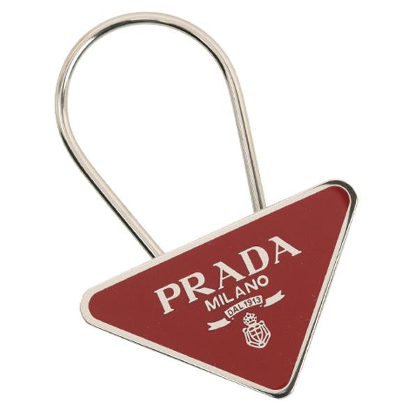 PRADA プラダ　キーリング キーホルダー　1AP182 美品　箱あり PRADA (プラダ) キーリング ブラック 2PP68T｜トレファクONLINE
