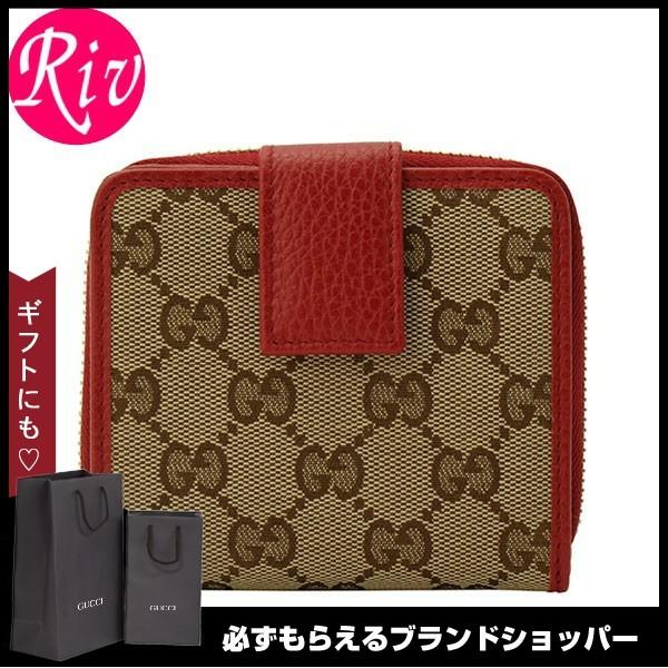 GGキャンバス グッチ GUCCI 財布 二つ折り 346056 アウトレット