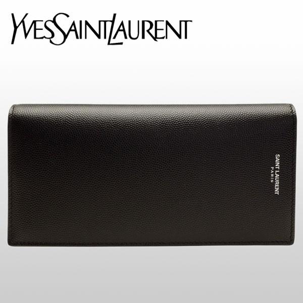 SAINT LAURENT サンローランパリ 長財布 396308 ブラック サンローラン 長財布 メンズ ブラック SAINT LAURENT PARIS 396308