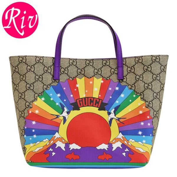 グッチ バッグ GUCCI トートバッグ レインボー柄 アウトレット  