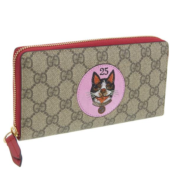 GUCCI（グッチ） 財布 長財布 ラウンドファスナー 財布 ベージュ