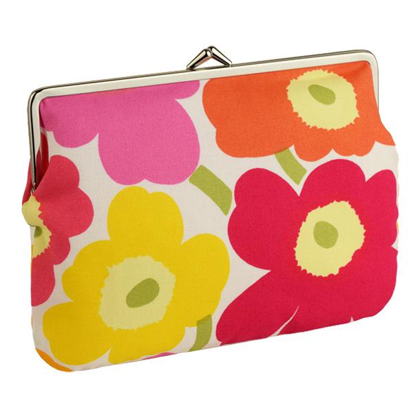 marimekko（マリメッコ） ポーチ がま口 花柄 52633 : FASCINO