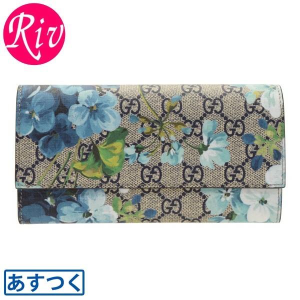 GUCCI（グッチ） 財布 長財布 二つ折り 花柄 アウトレット 546367