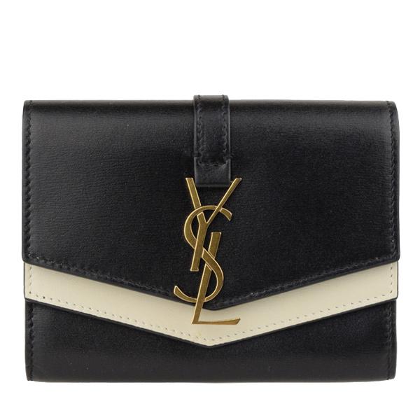 イヴ・サンローラン　YSL カードケース 小銭入れ バイカラー Yves Saint Laurent（イヴ・サンローラン） サンローラン パリ SAINT