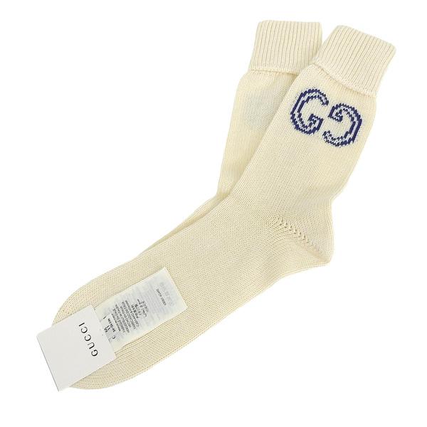 GUCCI グッチ 靴下 小物 コットン ベージュ M レディース