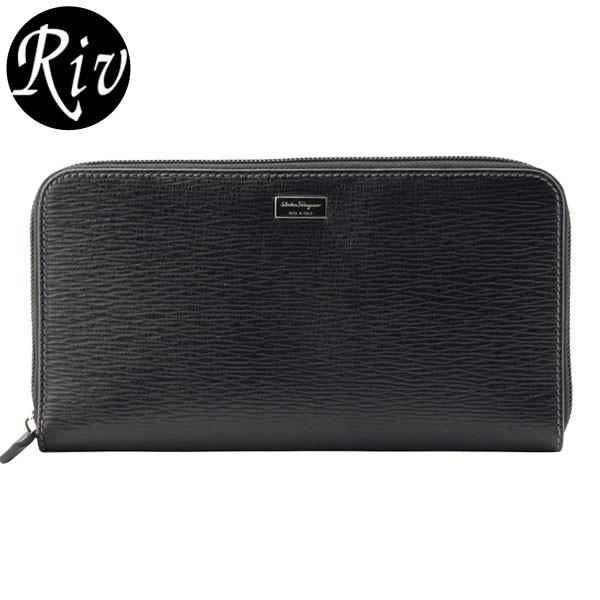 【美品】Ferragamo サルバトーレフェラガモ ラウンドファスナー 長財布 FERRAGAMO（フェラガモ） サルヴァトーレフェラガモ Salvatore
