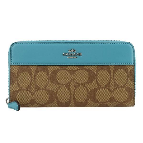 COACH（コーチ） 財布 長財布 ラウンドファスナー シグネチャー