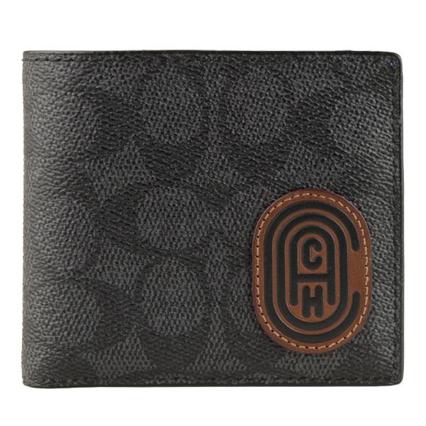 COACH（コーチ） 財布 折財布 二つ折り メンズ シグネチャー