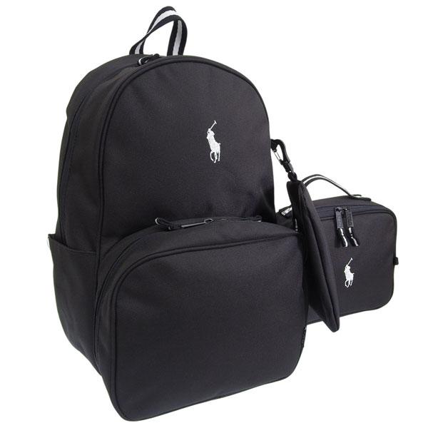 ラルフローレン バッグ メンズ レディース リュック リュックサック バックパック ブラック 9AR077G9O RALPH LAUREN A4対応