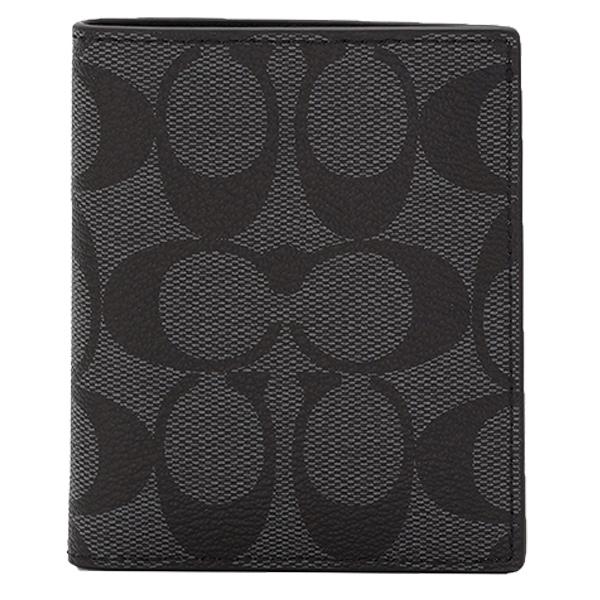 COACH（コーチ） 財布 折財布 二つ折り 札入れ メンズ シグネチャー
