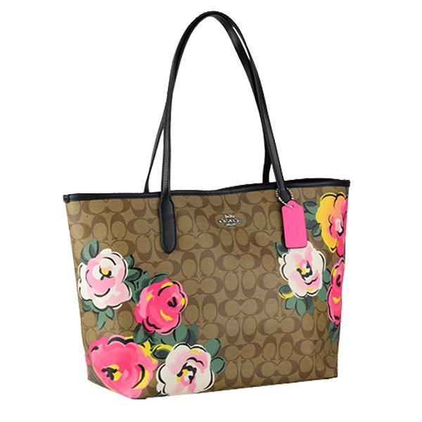 COACH（コーチ） バッグ トートバッグ シグネチャー 花柄 アウトレット