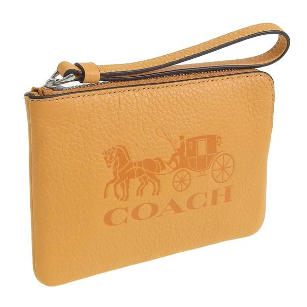 COACH（コーチ） ポーチ 小物入れ レザー ハニカム レディース c7420