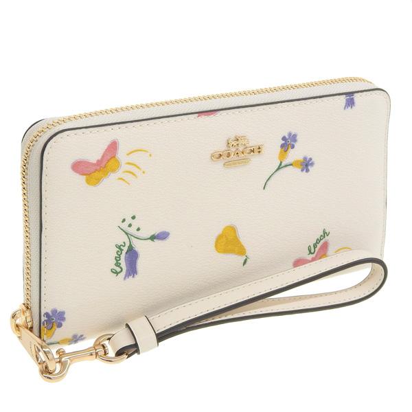 COACH（コーチ） COACH DREAMY VEGGIE PRINT LONG ZIP AROUND WALLET