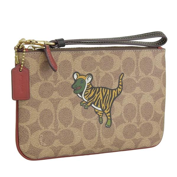 COACH（コーチ） ポーチ バッグ カーキマルチ レディース LUNAR NEW