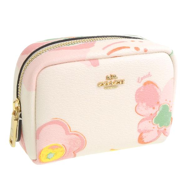 COACH（コーチ） COACH DREAMY FLORAL MINI BOXY COSMETIC CASE ポーチ