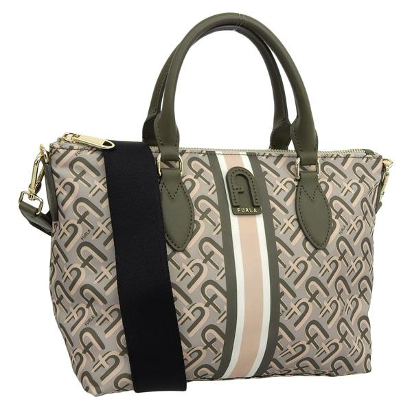 FURLA フルラ CALIPSO バッグ ショルダーバッグ 2WAY ナイロン グレー 
