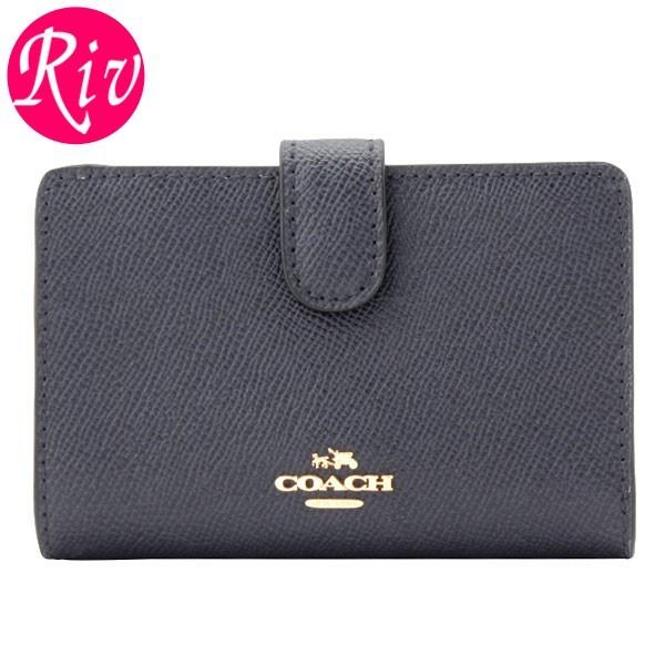COACH（コーチ） 財布 二つ折り L字ファスナー アウトレット
