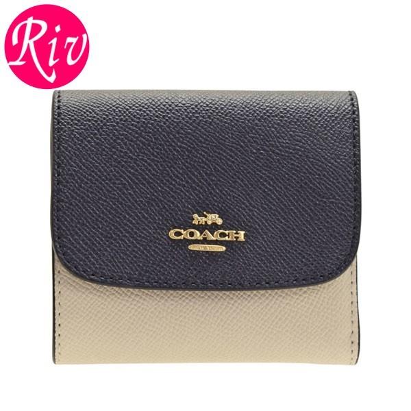 COACH（コーチ） 財布 アウトレット 三つ折り バイカラー f26458