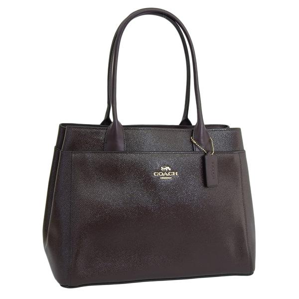 COACH コーチ バッグ ショルダーバッグ トート パテント ワイン 