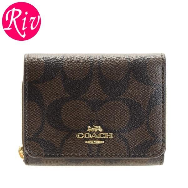 【新品】コーチ ミニ財布 アウトレット レディース COACH F41302 COACH（コーチ） 財布 折財布 ミニ コンパクト シグネチャー