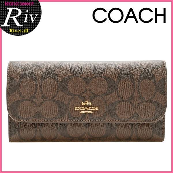 COACH（コーチ） 財布 レディース 三つ折り 長財布 F52681 : FASCINO