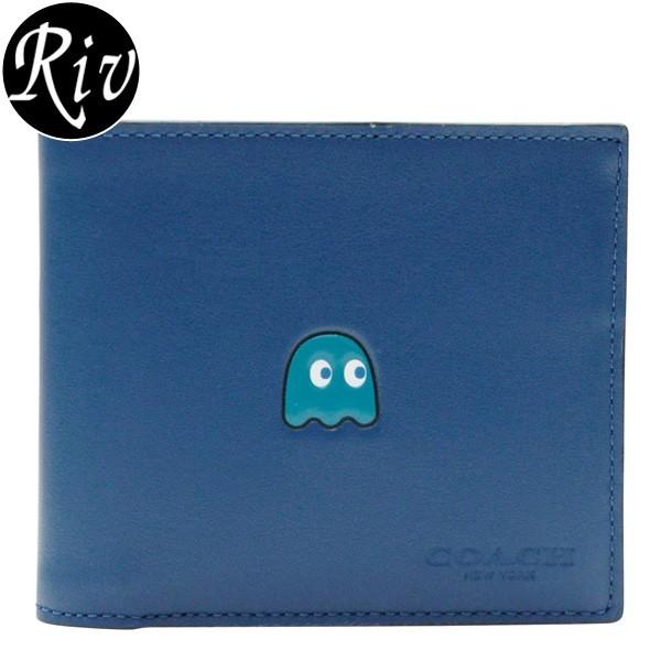 COACH（コーチ） 財布 パックマン パスケース付 メンズ 二つ折り財布