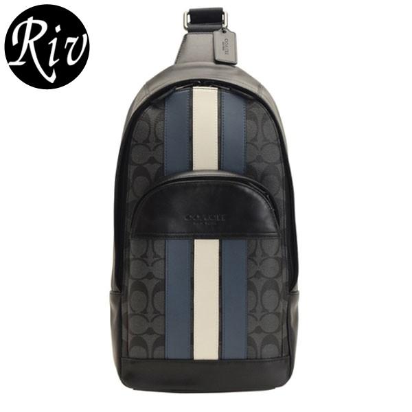 新品未使用 コーチバッグ F67249 ブラック ボディバッグ スリング メンズ COACH コーチ バッグ ボディーバッグ スリングバッグ メンズ
