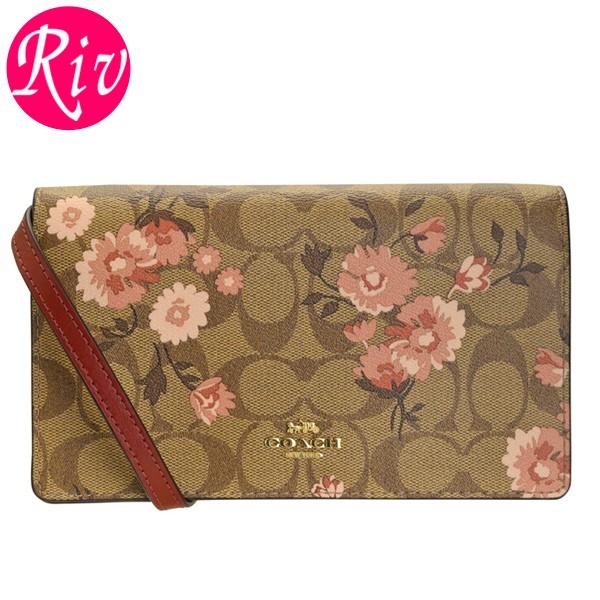 COACH（コーチ） ショルダーウォレット 長財布 シグネチャー 花柄