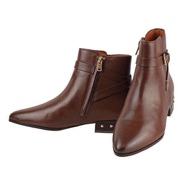 COACHブーツ☆23cm☆ ✨COACH 23cm ショートブーツ 黒 総柄