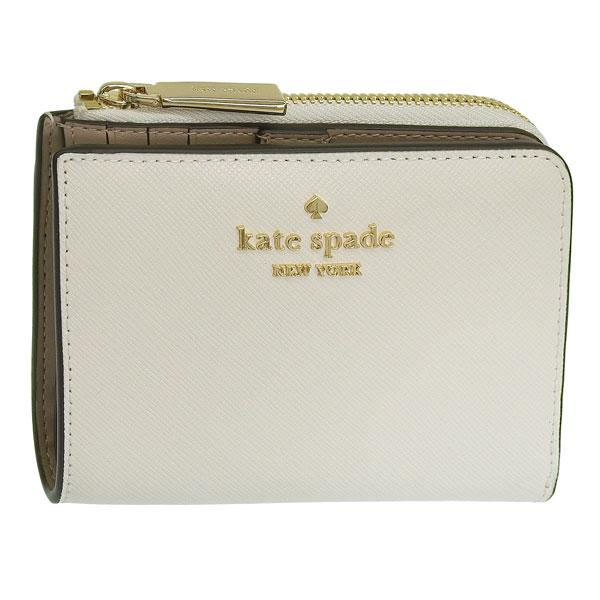 ケイトスペード/KATESPADE/二つ折り財布/MADISON/SM/LZIP/WAL上品なカラーが魅力的な二つ折り財布。スリムなデザインでバッグにスッキリと収まるので、デイリーユースにもピッタリ。【ギフトにもおすすめです。】 ■品番：K...