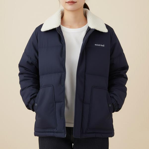 mont-bell（モンベル） 特価 L レディース 中綿 ジャケット ネイビー