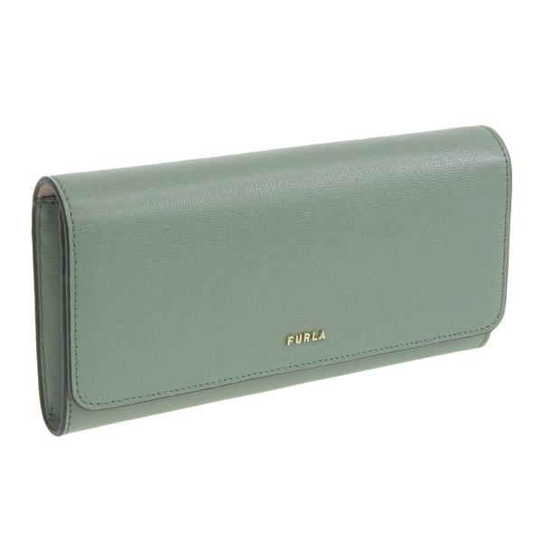 FURLA（フルラ） 長財布 財布 オリーブグリーン バレリーナ レディース