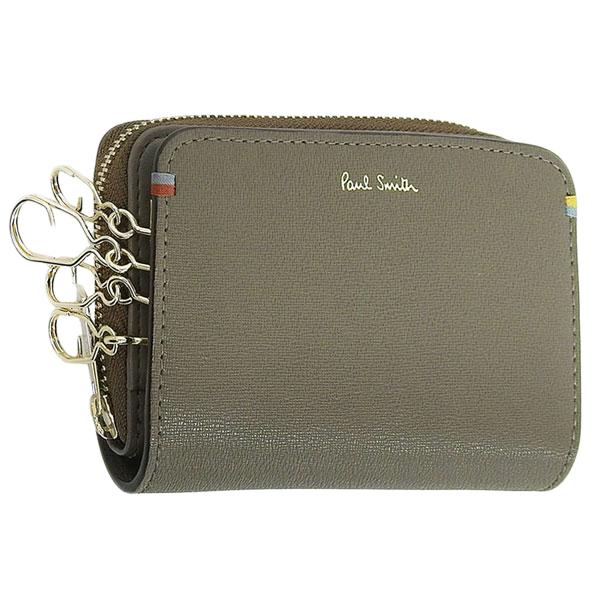 Paul Smith / 4連キーケース/カード入れ・小銭入れ有/レザー/CRM/レディース/W663 Paul Smith（ポール・スミス） キーケース 4連 コインケース 小銭入れ