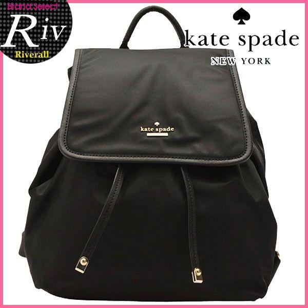 kate spade new york / リュック/ナイロン/BLK/PXRU5386 kate spade NEW YORK（ケイト・スペード ニューヨーク） ケイト