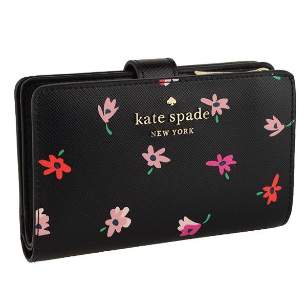 ケイトスペード KATE SPADE 財布 折財布 二つ折り 花柄 アウトレット