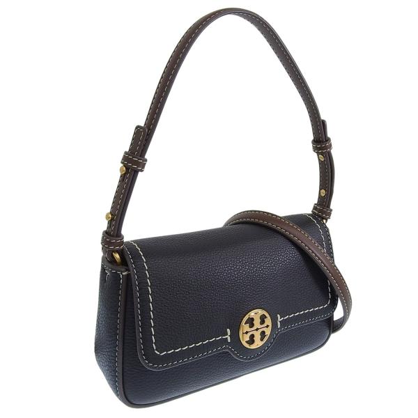 トリーバーチ バッグ レディース ショルダーバッグ 2way 斜めがけ アウトレット レザー ブラック FELIX MINI FLAP SHOULDER BAG 144020 001 TORY BURCH